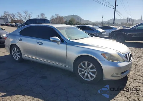 2007 Lexus Ls 460 из США, поврежденный, VIN JTHBL46F075012440